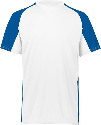 Am image of a Custom Augusta Cutter Jersey in White/Royal!