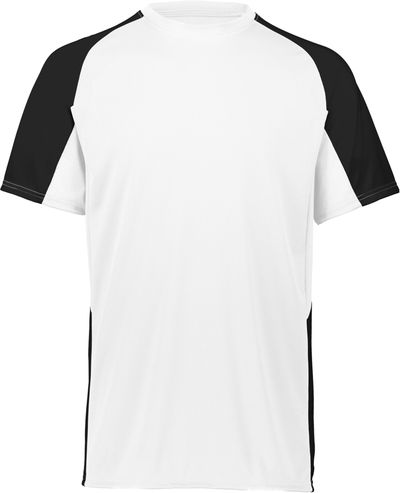 Am image of a Custom Augusta Youth Cutter Jersey in White/Black!
