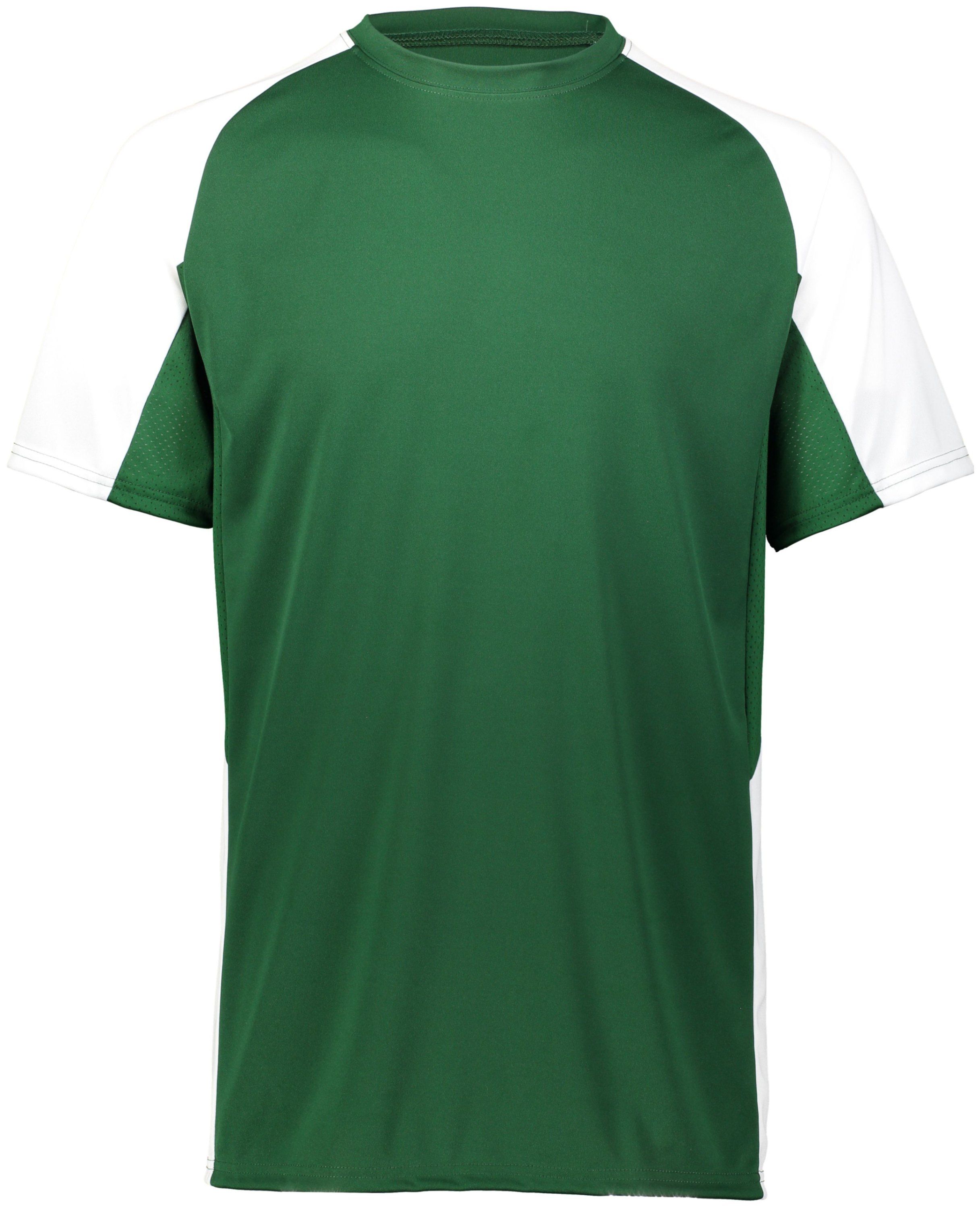 Augusta Cutter Jersey in Dark Green/White
