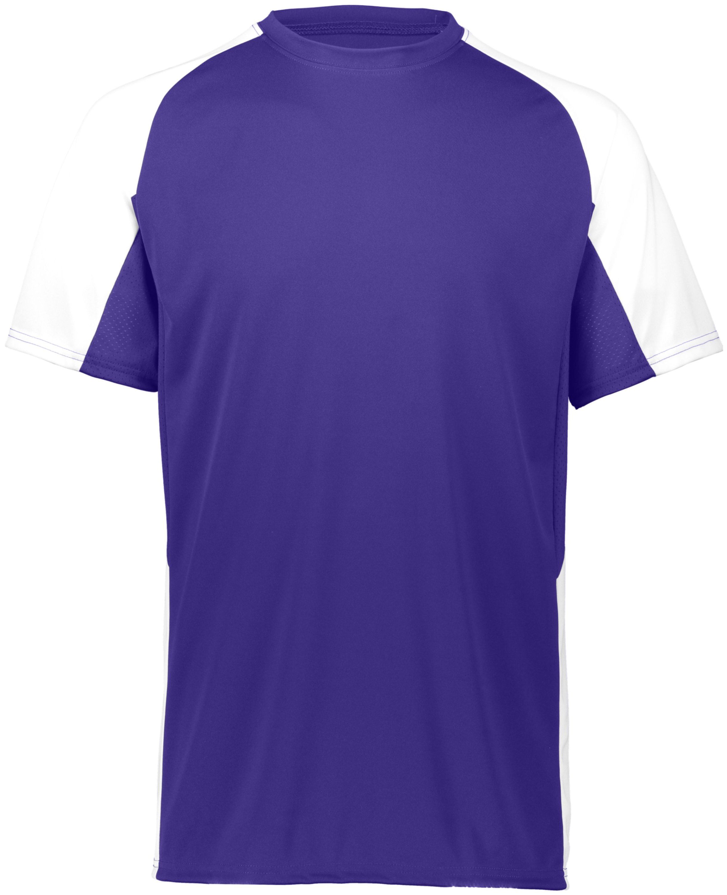 Augusta Cutter Jersey in Purple/White