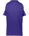 Am image of a Custom Augusta Cutter Jersey in Purple/White!