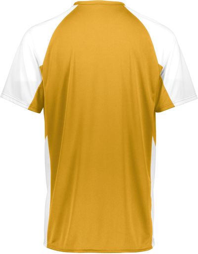 Am image of a Custom Augusta Cutter Jersey in Athletic Gold/White!