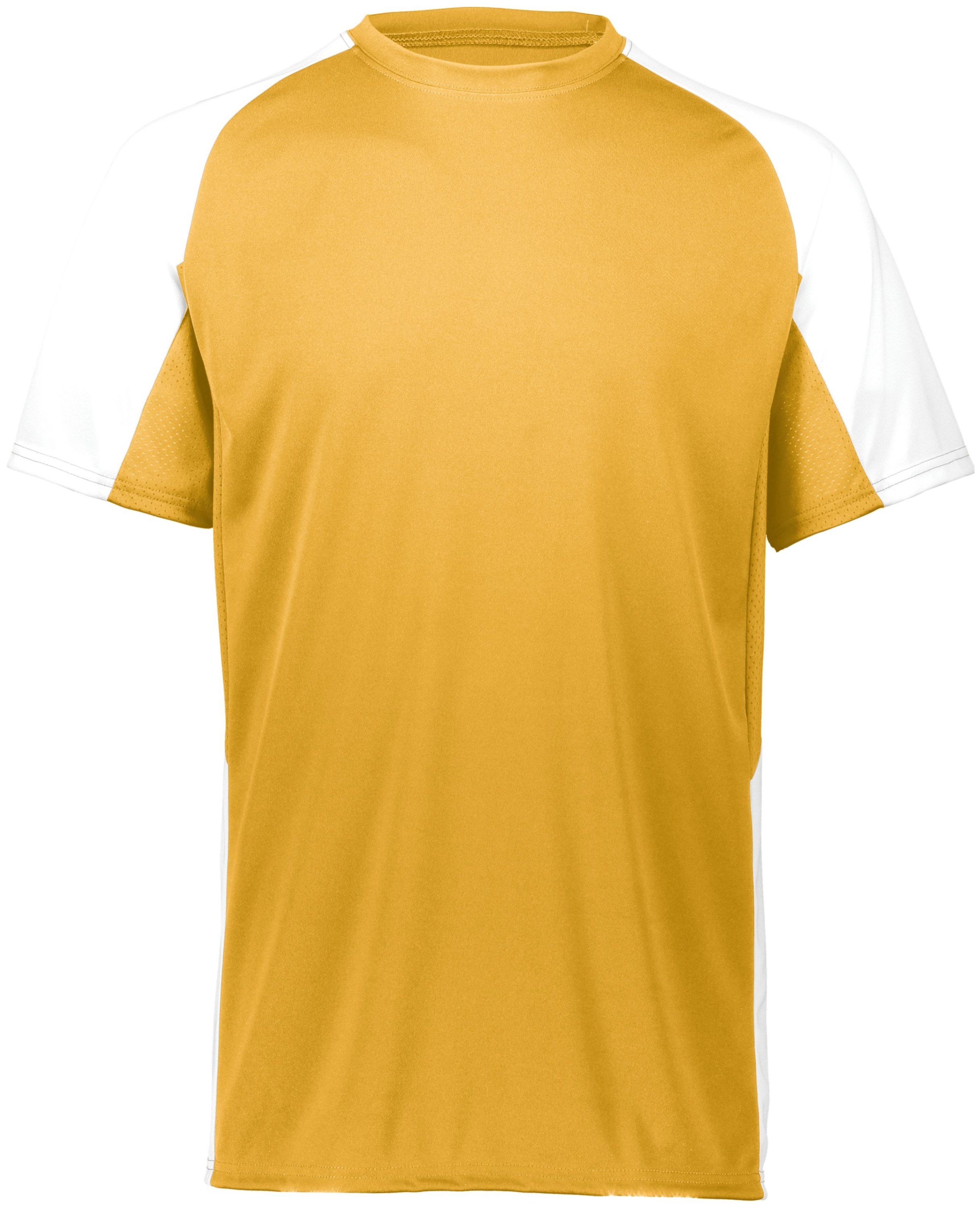 Augusta Cutter Jersey in Athletic Gold/White