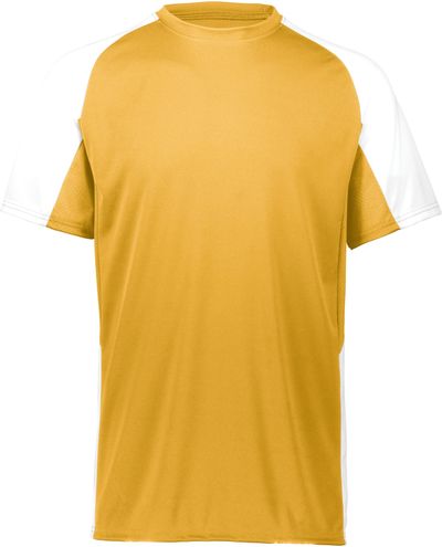 Am image of a Custom Augusta Cutter Jersey in Athletic Gold/White!