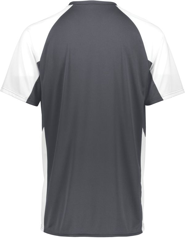Am image of a Custom Augusta Youth Cutter Jersey in Graphite/White!