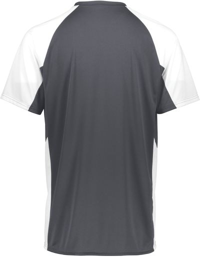 Am image of a Custom Augusta Youth Cutter Jersey in Graphite/White!