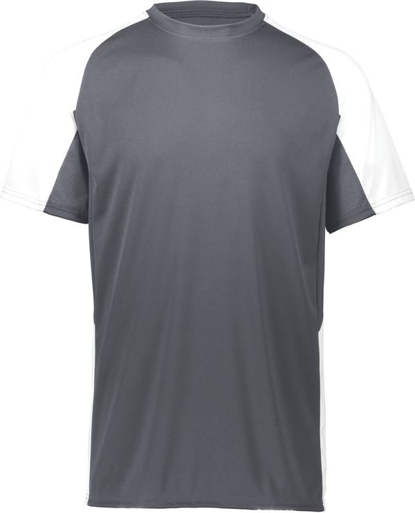 Am image of a Custom Augusta Youth Cutter Jersey in Graphite/White!