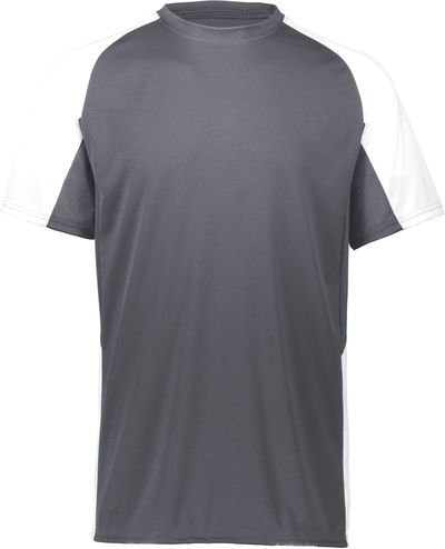 Am image of a Custom Augusta Youth Cutter Jersey in Graphite/White!