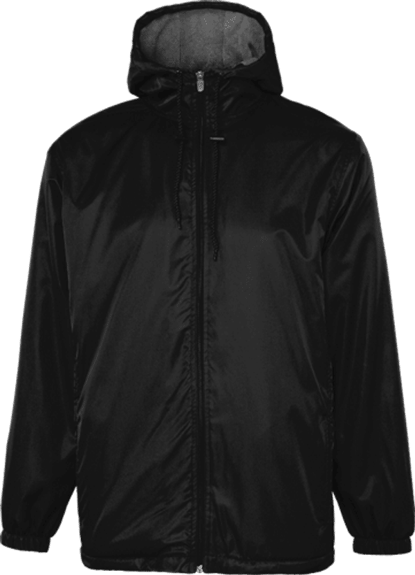 Am image of a Custom Champion Youth Stadium Jacket in Black!