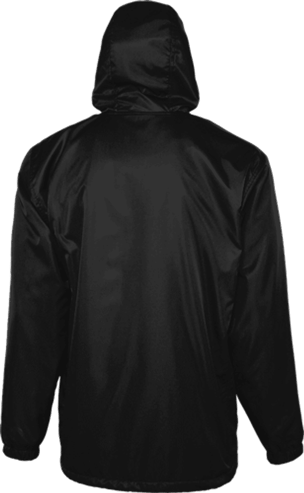 Am image of a Custom Champion Youth Stadium Jacket in Black!