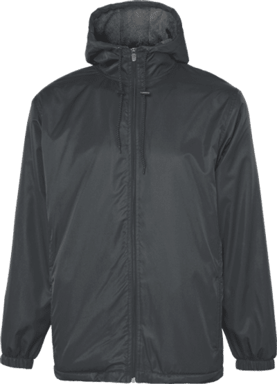 Am image of a Custom Champion Youth Stadium Jacket in Graphite Heather!
