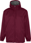 Am image of a Custom Champion Youth Stadium Jacket in Maroon!