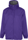 Am image of a Custom Champion Youth Stadium Jacket in Purple!