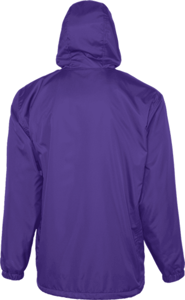 Am image of a Custom Champion Youth Stadium Jacket in Purple!