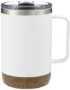 Am image of a Custom Valhalla Copper Vacuum Insulated Camp Mug 14oz in White!