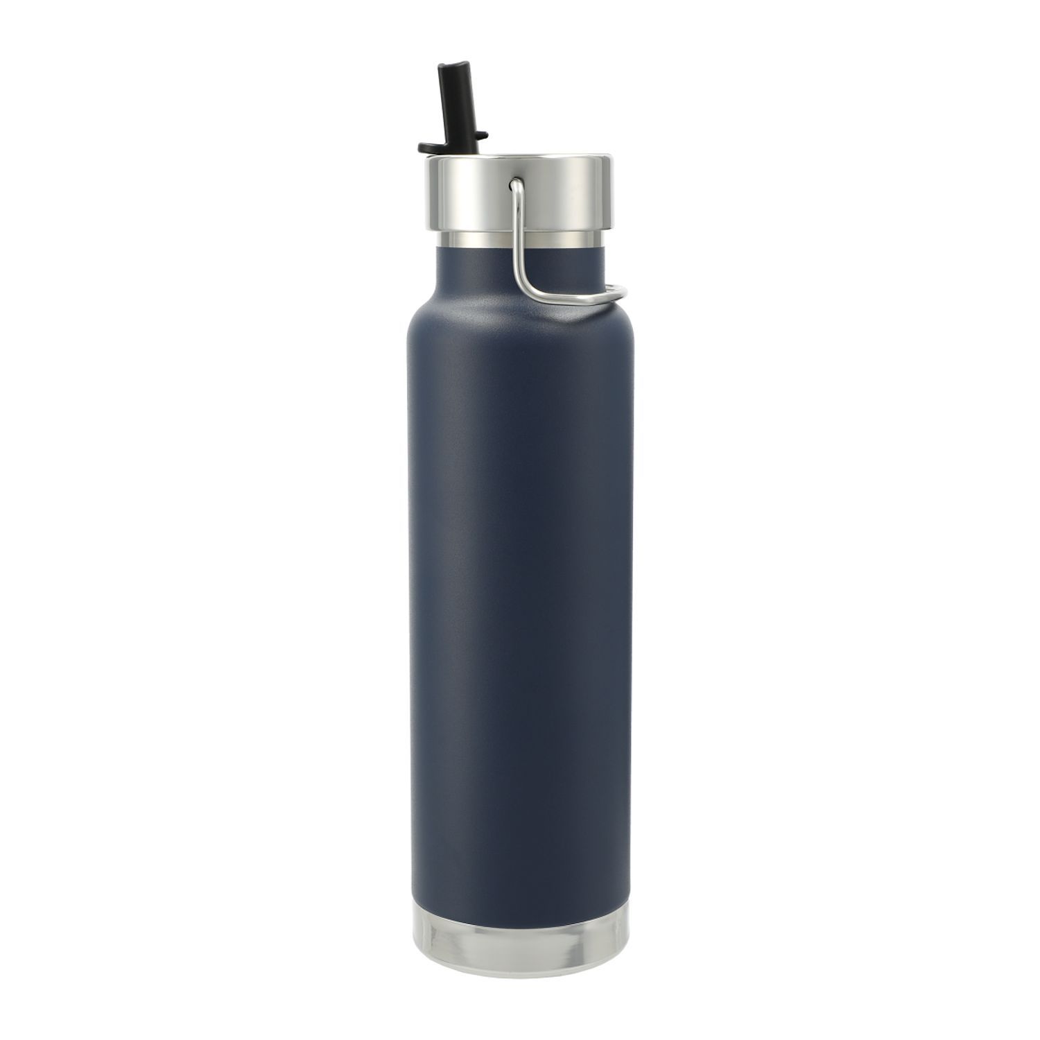 Thor Copper Vacuum Insulated Bottle 25oz Straw Lid in Navy
