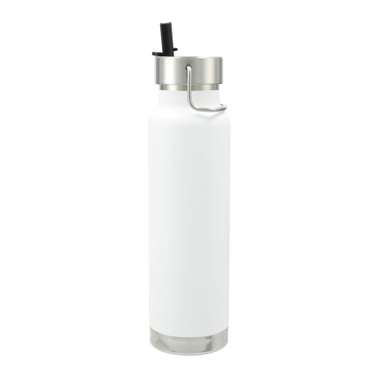 Thor Copper Vacuum Insulated Bottle 25oz Straw Lid in White