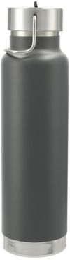 Am image of a Custom Thor Copper Vacuum Insulated Bottle 25oz Straw Lid in Gray!