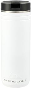 Am image of a Custom Arctic Zone® Titan Thermal HP® Straw Tumbler 24oz in White!