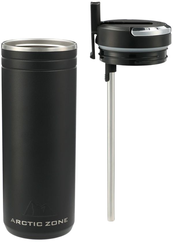 An image of a Custom Arctic Zone® Titan Thermal HP® Straw Tumbler 24oz!