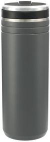Am image of a Custom Arctic Zone® Titan Thermal HP® Straw Tumbler 24oz in Gray!