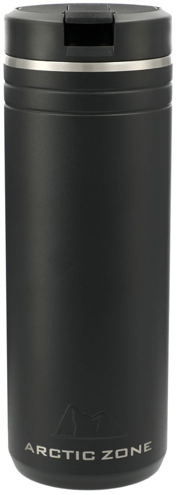 Am image of a Custom Arctic Zone® Titan Thermal HP® Straw Tumbler 24oz in Black!