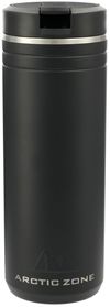 Am image of a Custom Arctic Zone® Titan Thermal HP® Straw Tumbler 24oz in Black!