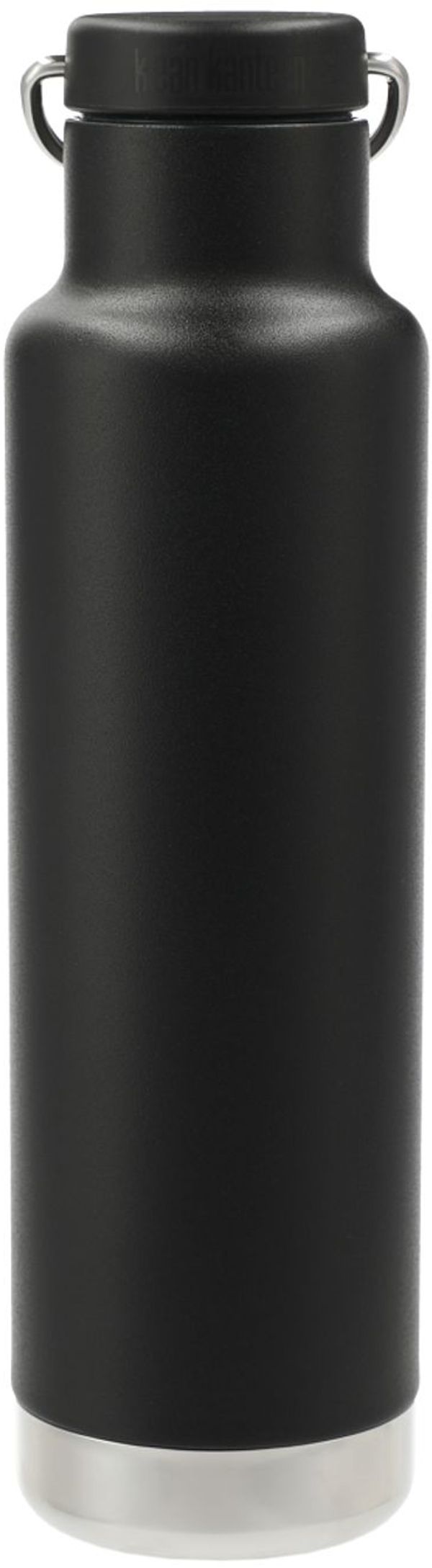 Am image of a Custom Klean Kanteen Eco Insulated Classic 20oz Loop Cap in Black!
