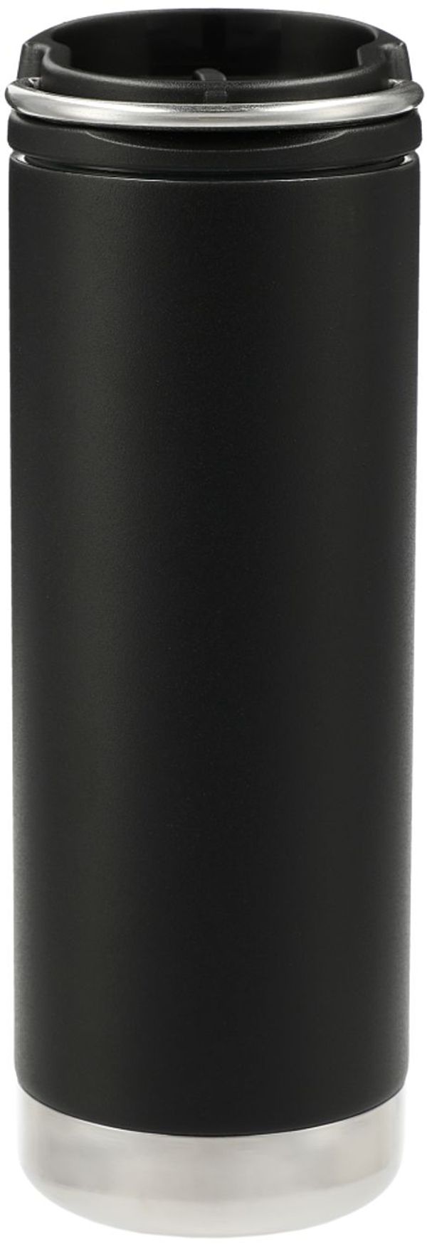 Am image of a Custom Klean Kanteen Eco TKWide 16oz Café Cap in Black!