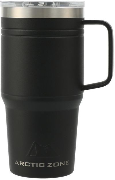 Am image of a Custom Arctic Zone® Titan Thermal HP® Mug 20oz with FSC GB in Black!