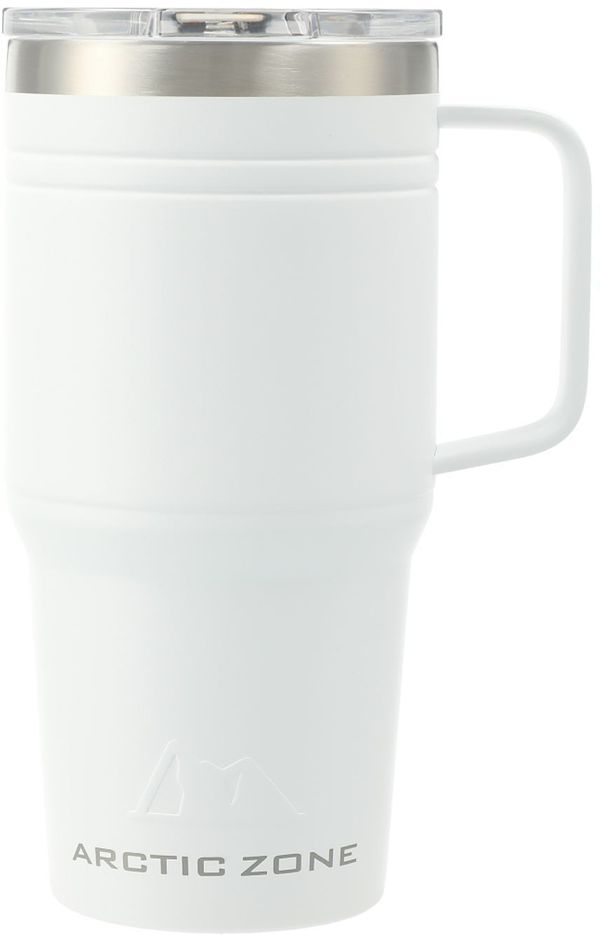 Am image of a Custom Arctic Zone® Titan Thermal HP® Mug 20oz with FSC GB in White!