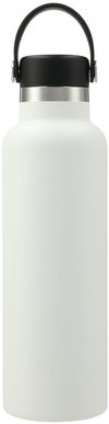 Am image of a Custom Hydro Flask® Standard Mouth With Flex Cap 21oz in White!