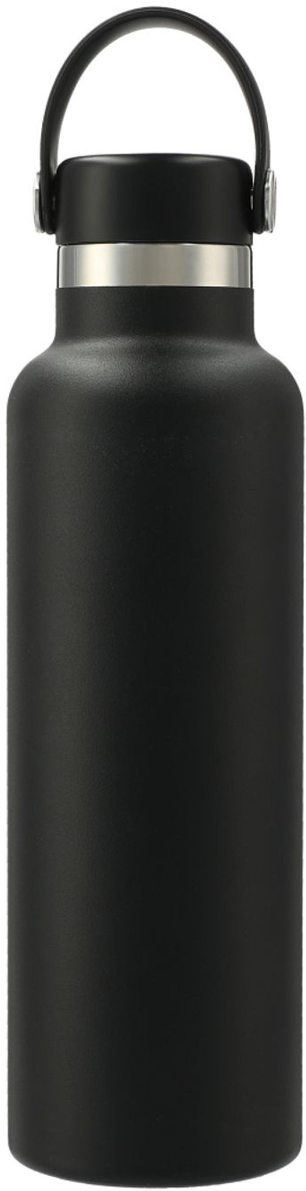 Am image of a Custom Hydro Flask® Standard Mouth With Flex Cap 21oz in Black!