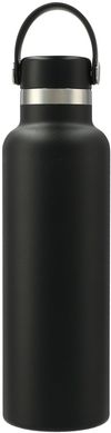 Am image of a Custom Hydro Flask® Standard Mouth With Flex Cap 21oz in Black!