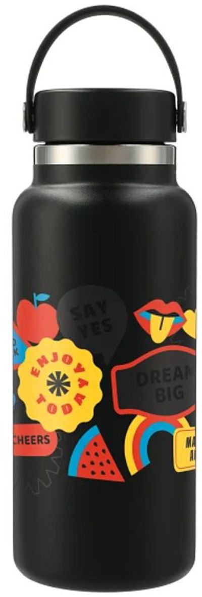 An image of a Custom Hydro Flask Wide Mouth With Flex Cap 32oz!