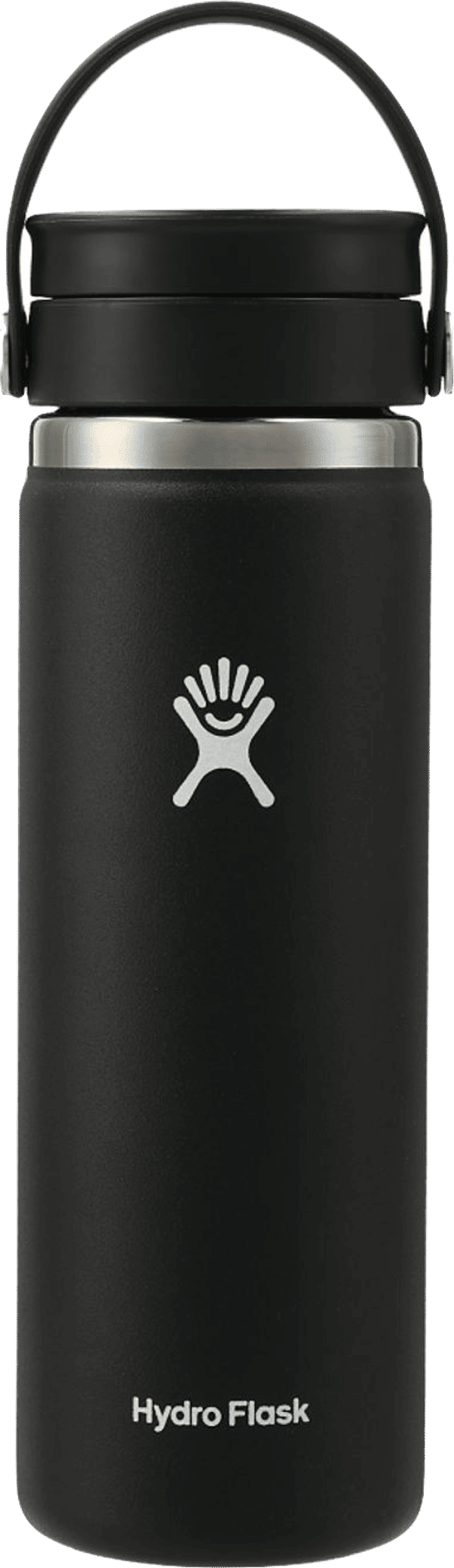 Am image of a Custom Hydro Flask® Wide Mouth With Flex Sip Lid™ 20oz in Black!