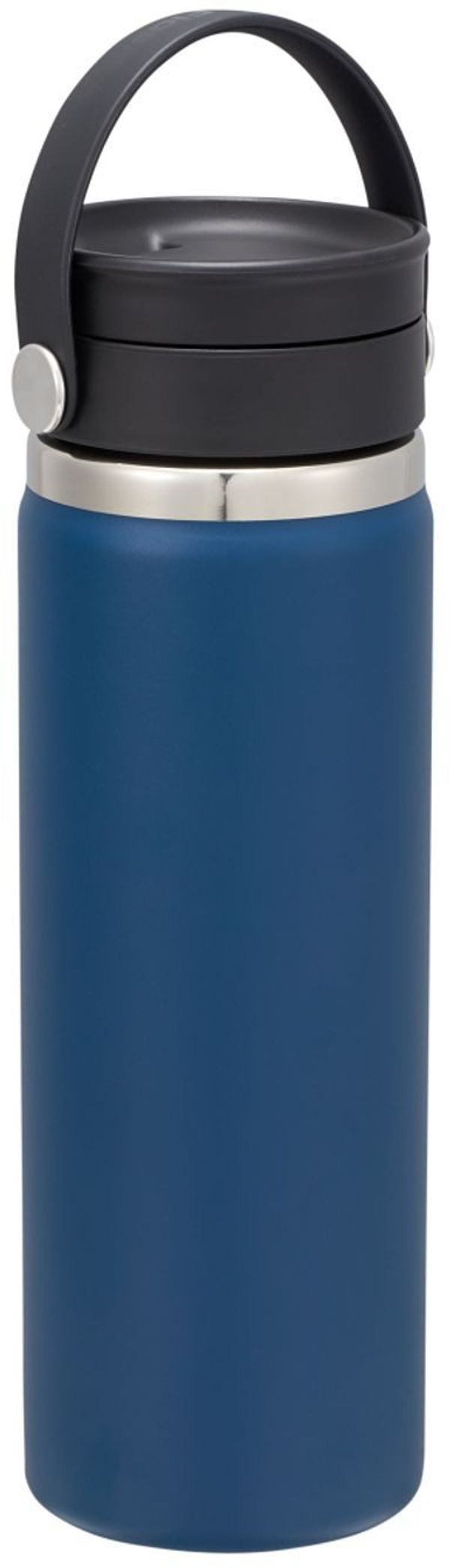 An image of a Custom Hydro Flask Wide Mouth With Flex Sip Lid 20oz in Indigo!