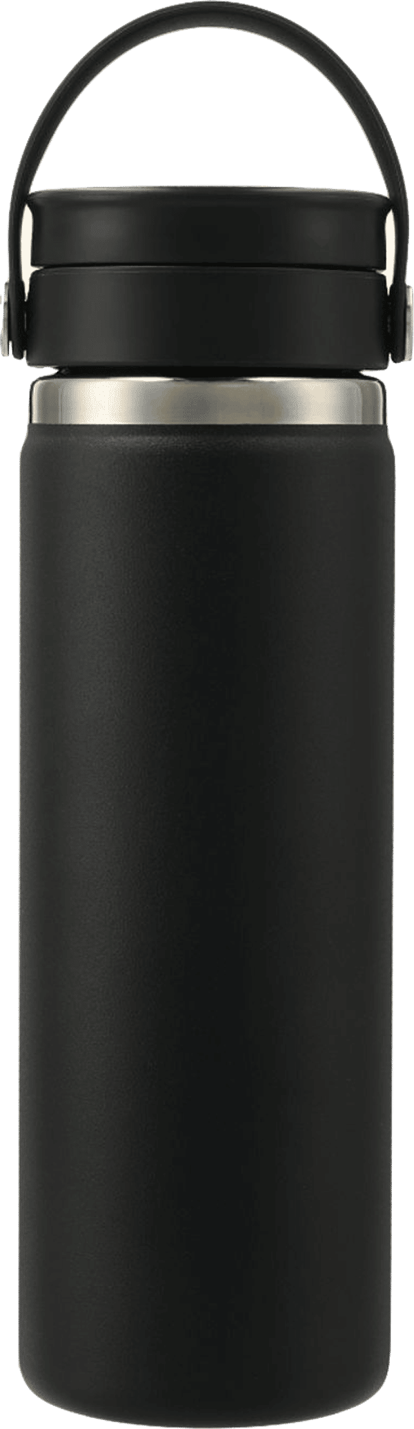 Am image of a Custom Hydro Flask® Wide Mouth With Flex Sip Lid™ 20oz in Black!