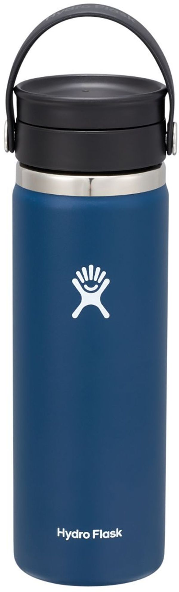 An image of a Custom Hydro Flask Wide Mouth With Flex Sip Lid 20oz in Indigo!