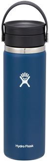 An image of a Custom Hydro Flask Wide Mouth With Flex Sip Lid 20oz in Indigo!