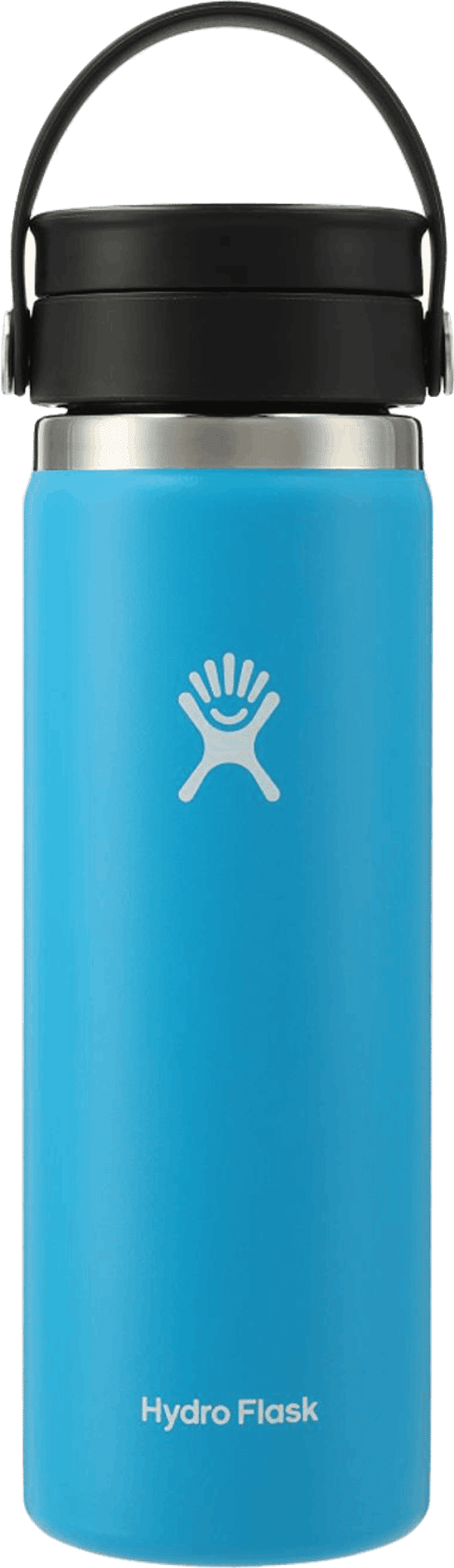 Am image of a Custom Hydro Flask® Wide Mouth With Flex Sip Lid™ 20oz in Pacific Blue!