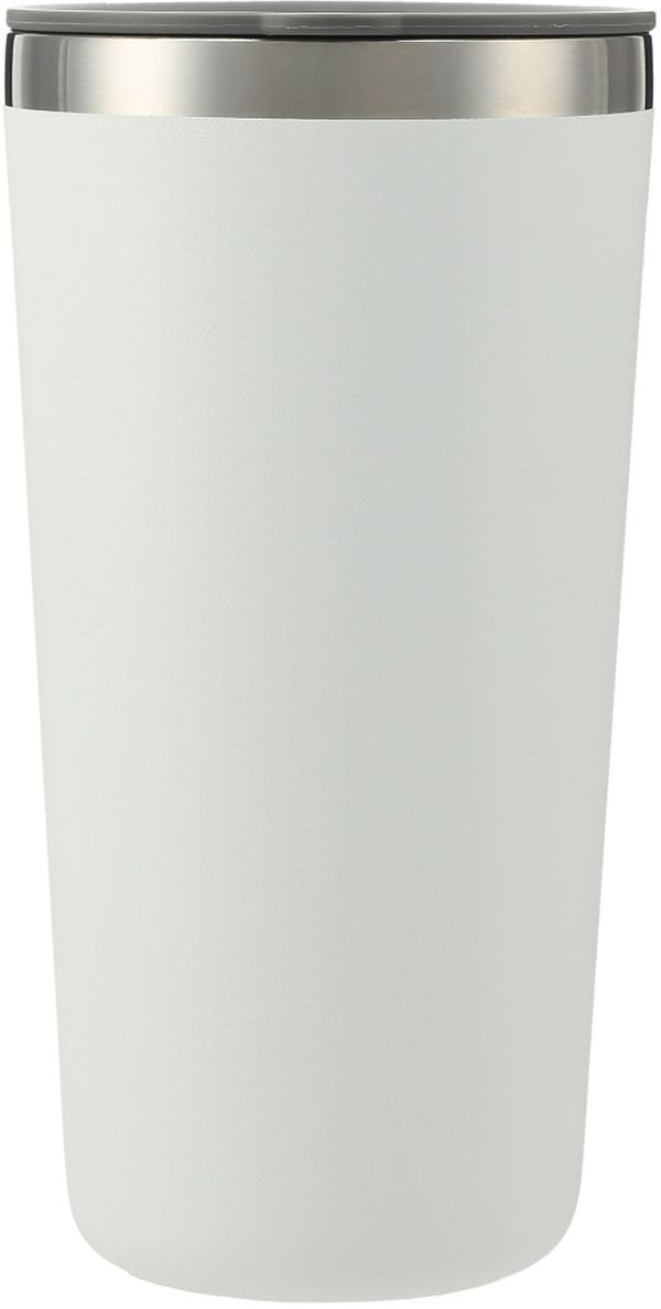 Am image of a Custom Hydro Flask® All Around™ Tumbler 20oz in white!