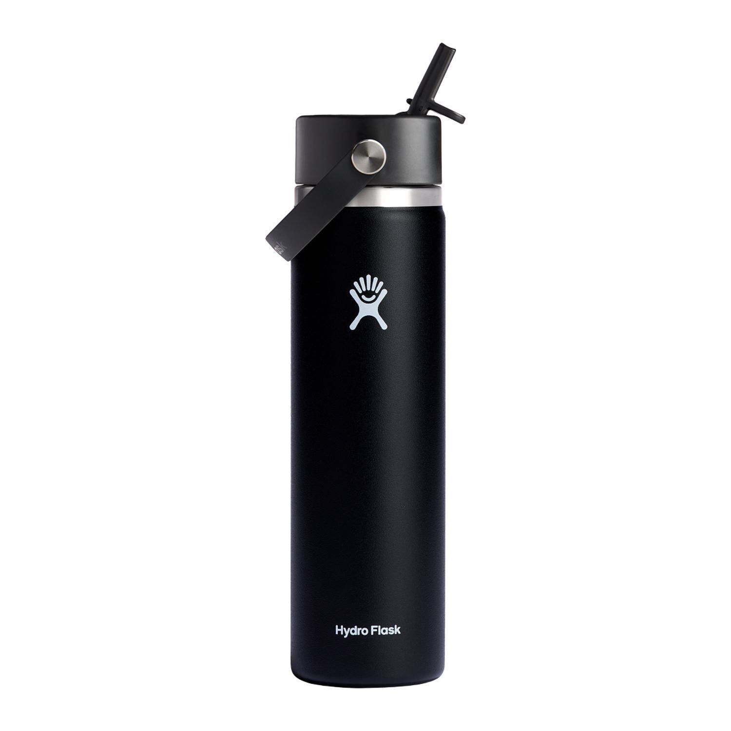 Hydro Flask® Wide Mouth with Flex Straw Cap 24oz in Black