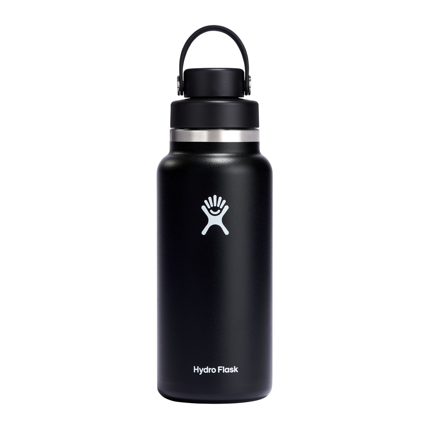 Hydro Flask® Wide Mouth 32oz Bottle with Flex Chug Cap in Black