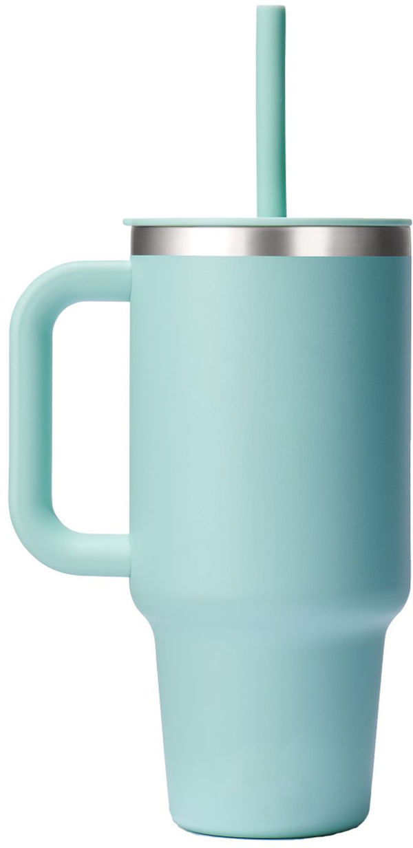 Am image of a Custom Hydro Flask All Around Travel Tumbler 32oz with Straw in Dew!