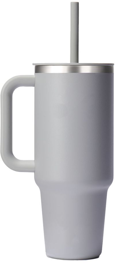 Am image of a Custom Hydro Flask All Around Travel Tumbler 40oz with Straw in Birch!