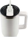 An image of a Custom Pinnacle 40 oz Vacuum Insulated Eco Friendly Travel Tumbler With Straw!