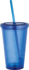 Am image of a Custom Sedici Tumbler 16oz in Blue!