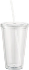 Am image of a Custom Sedici Tumbler 16oz in Clear!