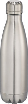 Am image of a Custom Copper Vacuum Insulated Bottle 17oz in Silver!